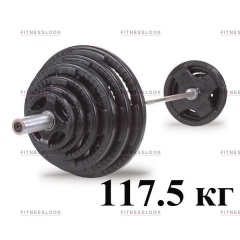 Body Solid 117,5 кг OSRK117.5 из каталога прямых штанг в Уфе по цене 63490 ₽