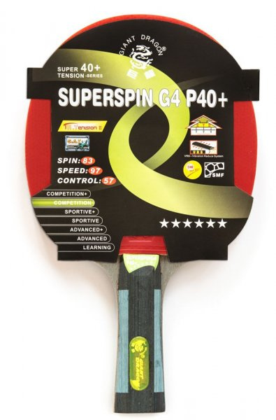 Dragon Superspin 6 Star New в Уфе по цене 1875 ₽ в категории ракетки для настольного тенниса Giant Dragon