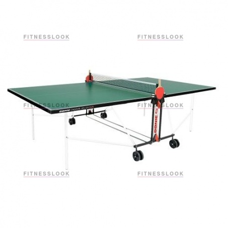 Всепогодный теннисный стол Donic Outdoor Roller Fun - зеленый