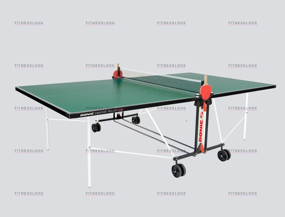 Donic Indoor Roller Fun - зеленый из каталога теннисных столов для помещений в Уфе по цене 31990 ₽