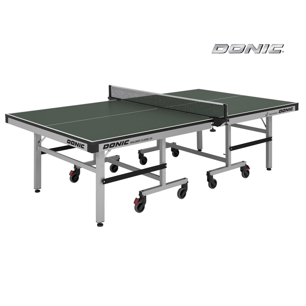 Donic Waldner Classic 25 зеленый из каталога теннисных столов для помещений в Уфе по цене 89990 ₽