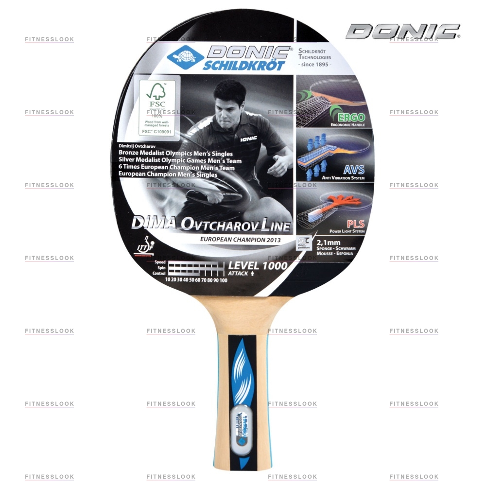 Donic Ovtcharov 1000 из каталога ракеток для настольного тенниса в Уфе по цене 3290 ₽