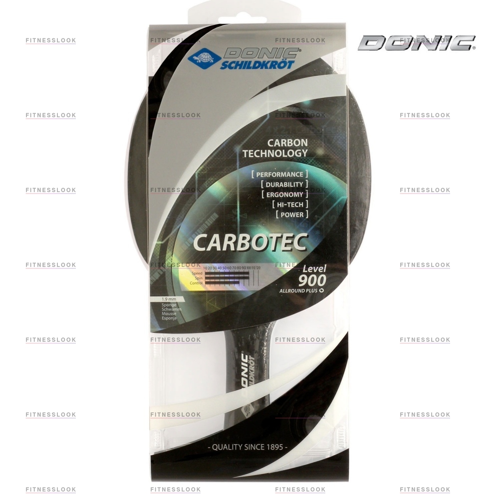 Carbotec 900 в Уфе по цене 4790 ₽ в категории ракетки для настольного тенниса Donic