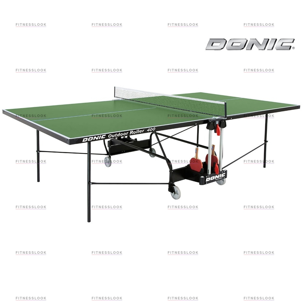 Donic Outdoor Roller 400 - зеленый из каталога теннисных столов в Уфе по цене 55990 ₽
