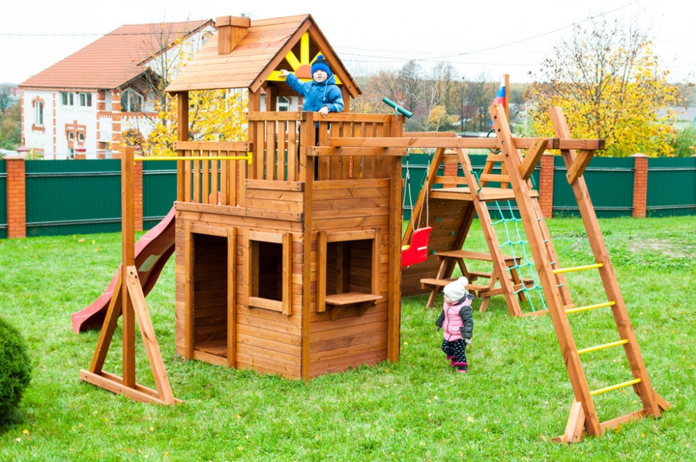 Крепость Застава в Уфе по цене 189600 ₽ в категории детские игровые комплексы Выше всех