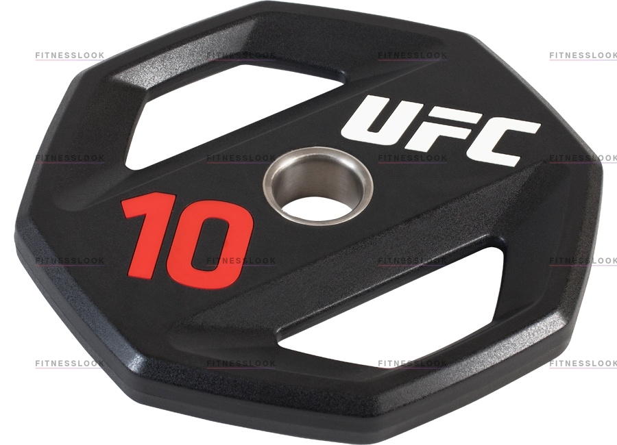 UFC олимпийский 10 кг 50 мм из каталога дисков для штанги с посадочным диаметром 50 мм. в Уфе по цене 14390 ₽