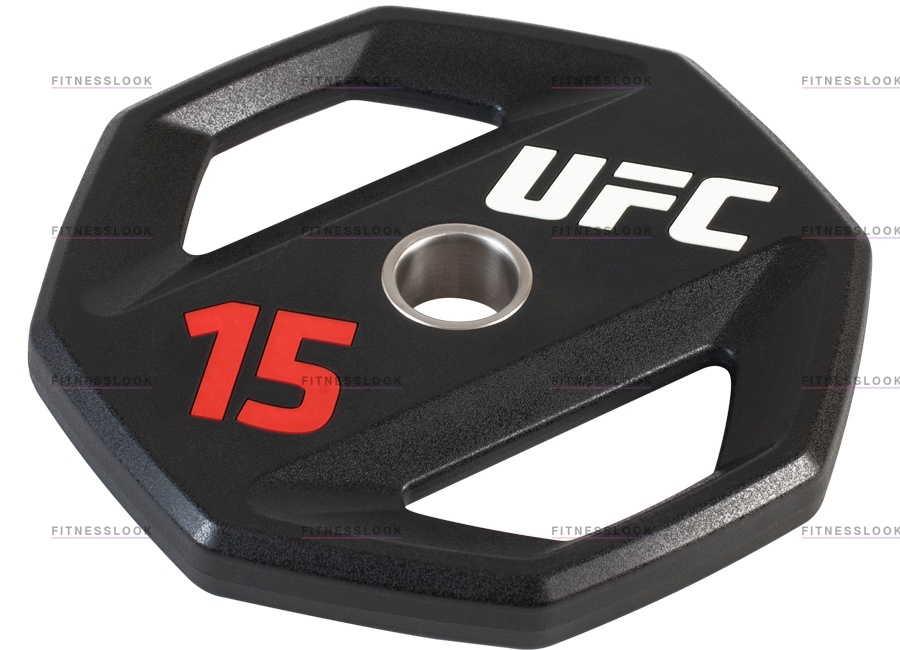UFC олимпийский 15 кг 50 мм из каталога дисков (блинов) для штанг и гантелей в Уфе по цене 15030 ₽
