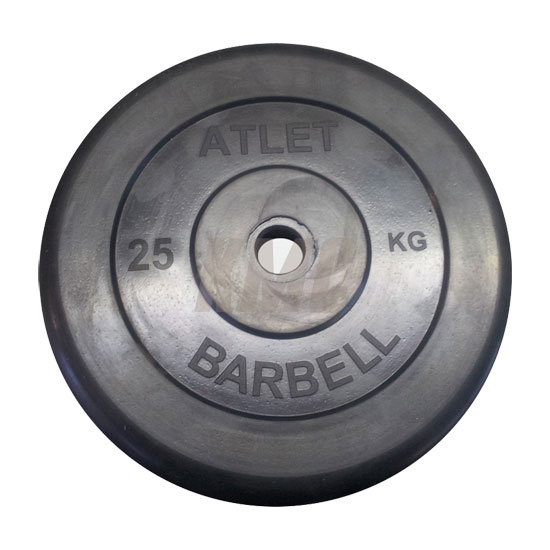 MB Barbell Atlet 50 мм - 25 кг из каталога дисков для штанги с посадочным диаметром 50 мм. в Уфе по цене 7990 ₽