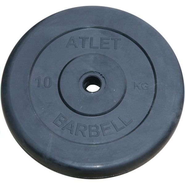 MB Barbell Atlet 50 мм - 10 кг из каталога дисков (блинов) для штанг и гантелей в Уфе по цене 2540 ₽