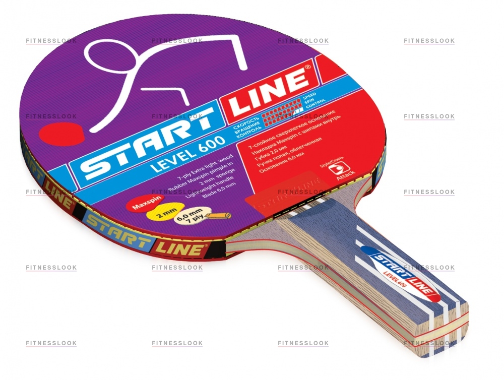 Level 600 прямая в Уфе по цене 75590 ₽ в категории ракетки для настольного тенниса Start Line