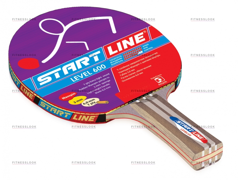Level 600 коническая в Уфе по цене 2390 ₽ в категории ракетки для настольного тенниса Start Line