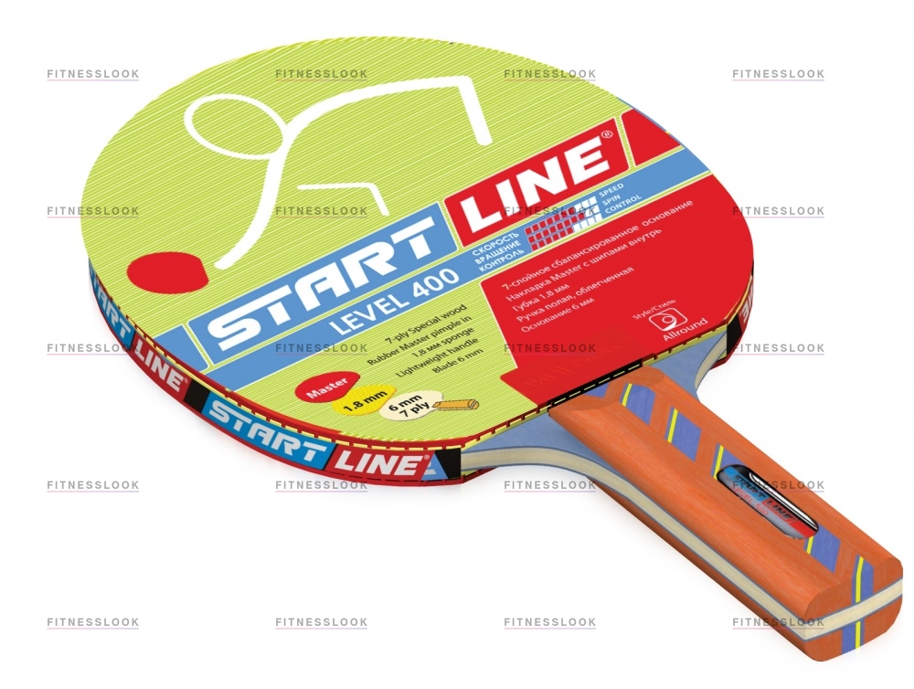 Level 400 прямая в Уфе по цене 790 ₽ в категории ракетки для настольного тенниса Start Line