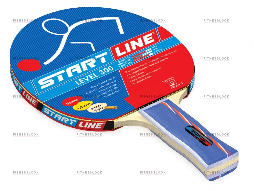Level 300 анатомическая в Уфе по цене 590 ₽ в категории ракетки для настольного тенниса Start Line