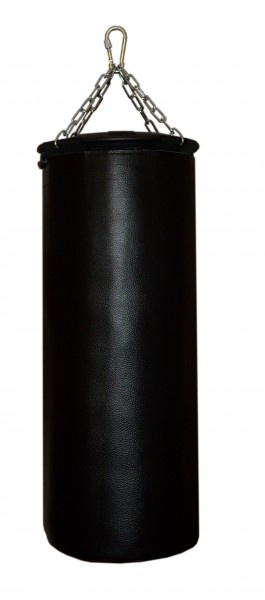 Рокки 150х40 см. 65 кг. кожа черный из каталога боксерских мешков и груш в Уфе по цене 37380 ₽